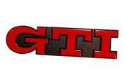 3D Metal Red GTI Car Front Grille Sticker Emblem Badge Car Styling For VW Volkswagen GTI Golf Jetta MK1 MK2 MK3 MK4 MK5 MK6 MK7