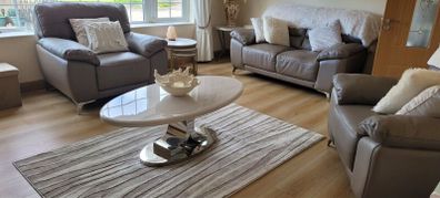 Sofas and Armchairs Three piece suite