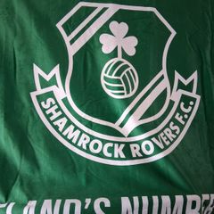 Shamrock Rovers. Official Club Merch Sherpa Fleece Lined Blanket. Collect In Dublin Or Receive Via Post.