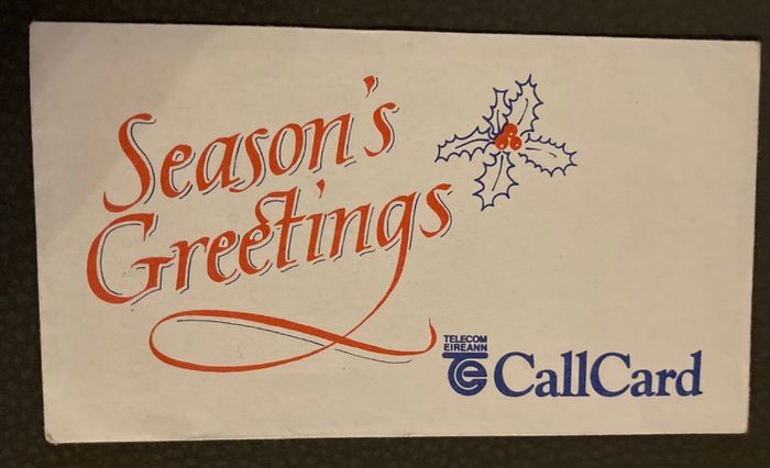 Telecom Eireann Christmas Folder