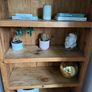 Solid Pine Bookcase - Beautiful Arched Top Image 4