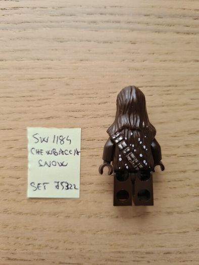 lego sw1184 chewbacca snow, set star wars 75322