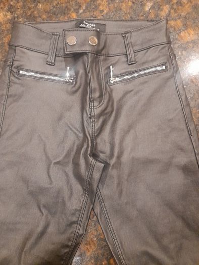 Girl's leather look skinnys