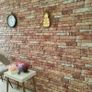 3D Wall Panels with Brown Brick Design 10 pcs EPS Image 3