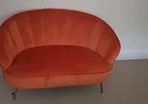 Kendall 2 Seater Burnt Orange Sofa