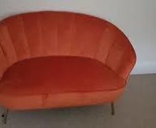 Kendall 2 Seater Burnt Orange Sofa