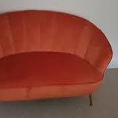 Kendall 2 Seater Burnt Orange Sofa