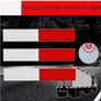 10pcs 11.81-inch Red and White Reflective Stickers, Image 7
