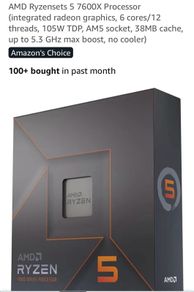 AMD Ryzensets 5 7600X