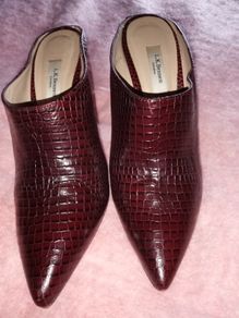 L.K. Bennett Women's Burgundy Courts