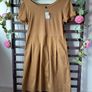 dress Bnwt tan short sleeve dress with pockets size small united colors of Benetton Image 2