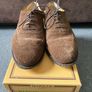 Barker England Albert Collection Castagnia Suede Hampstead Size UK8,5 Image 2
