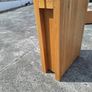 Heavy oak bookcase Image 3