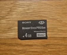 Sony 4GB Memory Stick Pro Duo Mark2 Card