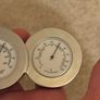 Vintage 3-Ring Folding Travel Weather Station & Clock Set - Chrome Image 4