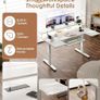 Standing Desk, 140cm U Shaped Height Adjustable Desk Image 6