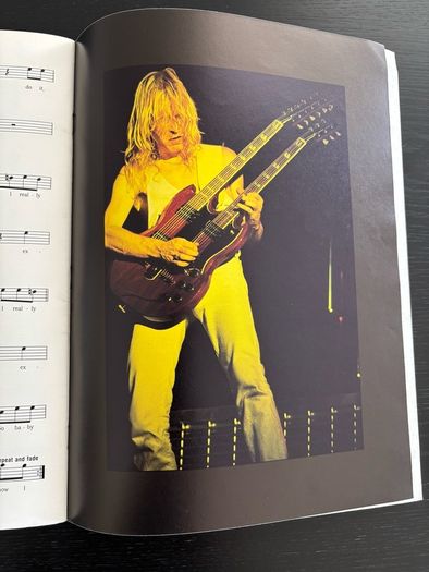 Def Leppard Hysteria music sheet book 1988