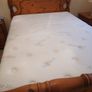 Solid wood bed and new mattress Image 3