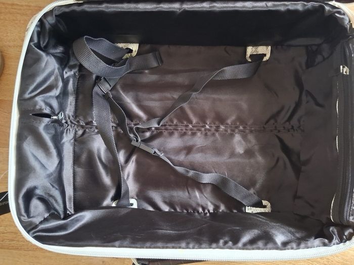 Brown 3 Piece Snake Skin Luggage Set