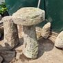 Granite Staddle Mushroom stone 110cm tall Image 2