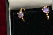 silver earrings