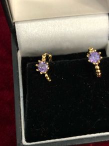silver earrings