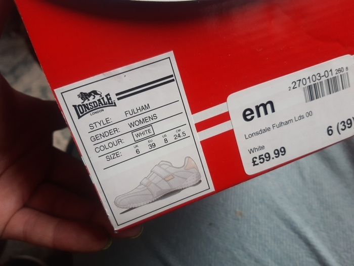Lonsdale white shoes 6