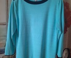 Bassini Turquoise Jumper , UK 16 (Large)