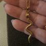 Gold plated tarnish proof necklace. Image 2