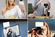 Powerful LED  Light with USB Charging&amp; Power, 3 Lighting Modes, Adjustable Go-Pro Style