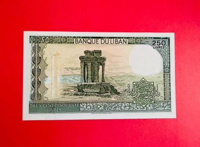 Lebanon  250 LIVRES  1988  Pick 67 ( Uncirculated )