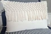 Ex display large 55cm x 38cm 100% cotton canvas cushion COVER