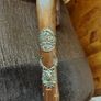 Vintage German Hiking Pole with 12 Souvenir Badges Image 6