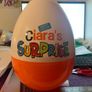 Giant personalised reusable Easter egg shell Image 2