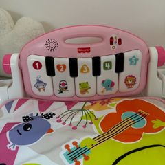 Fisher-Price Glow and Grow Kick & Play Piano Baby Gym Pink