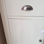 Cream and oak sideboard Image 2