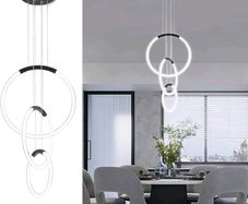 3 ring LED ceiling light