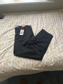 Timberland Men's Black Cargo Pants 34x29
