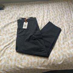 Timberland Men's Black Cargo Pants 34x29