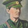 Beautiful Genuine Painting of a Young Michael Collins, Postage Available or Collection, Lots more Antiques and Collectables Image 3