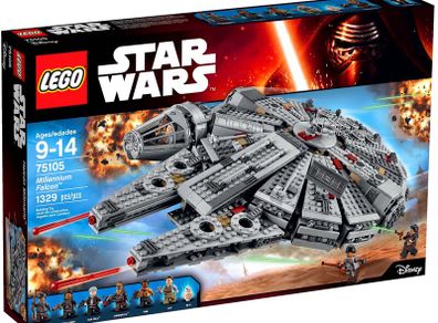 Lego Star Wars 75105: Millennium Falcon (2015) 100% Complete W/BOX