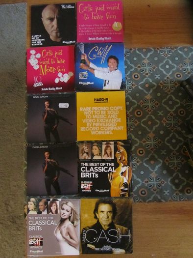 Box of 291 Promo CDs