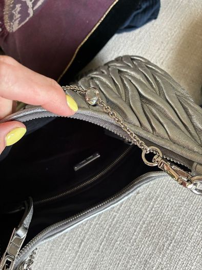 Miu miu crystal chain bag