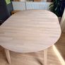 Extendable Dining Table & 4 Chairs in Excellent Condition Image 2