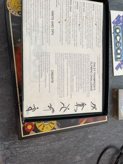 Commodore 64 (C64) Action Game Bundle - Daley Thompson Deluxe Box, Wonder Boy, 50-Game Pack