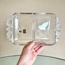 Mid Century Walther Crystal Glass Dish, Vintage West Germany Image 8
