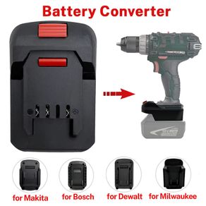 Adapter for Makita Bosch Milwaukee Dewalt 18V Li-ion battery converts to Lidl Parkside X20V Li-ion battery adapter power tool