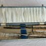 Vintage Carving Set - Knife Fork Steel - Silver Plated Handles in Case Image 4
