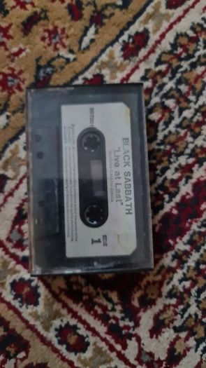 Black Sabbath Live At Last Cassette Made In Ireland Rare