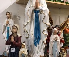 large 3 foot statue our lady of lourdes